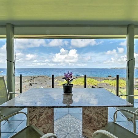 Direct Oceanfront, Big Island Home Keaau Eksteriør billede