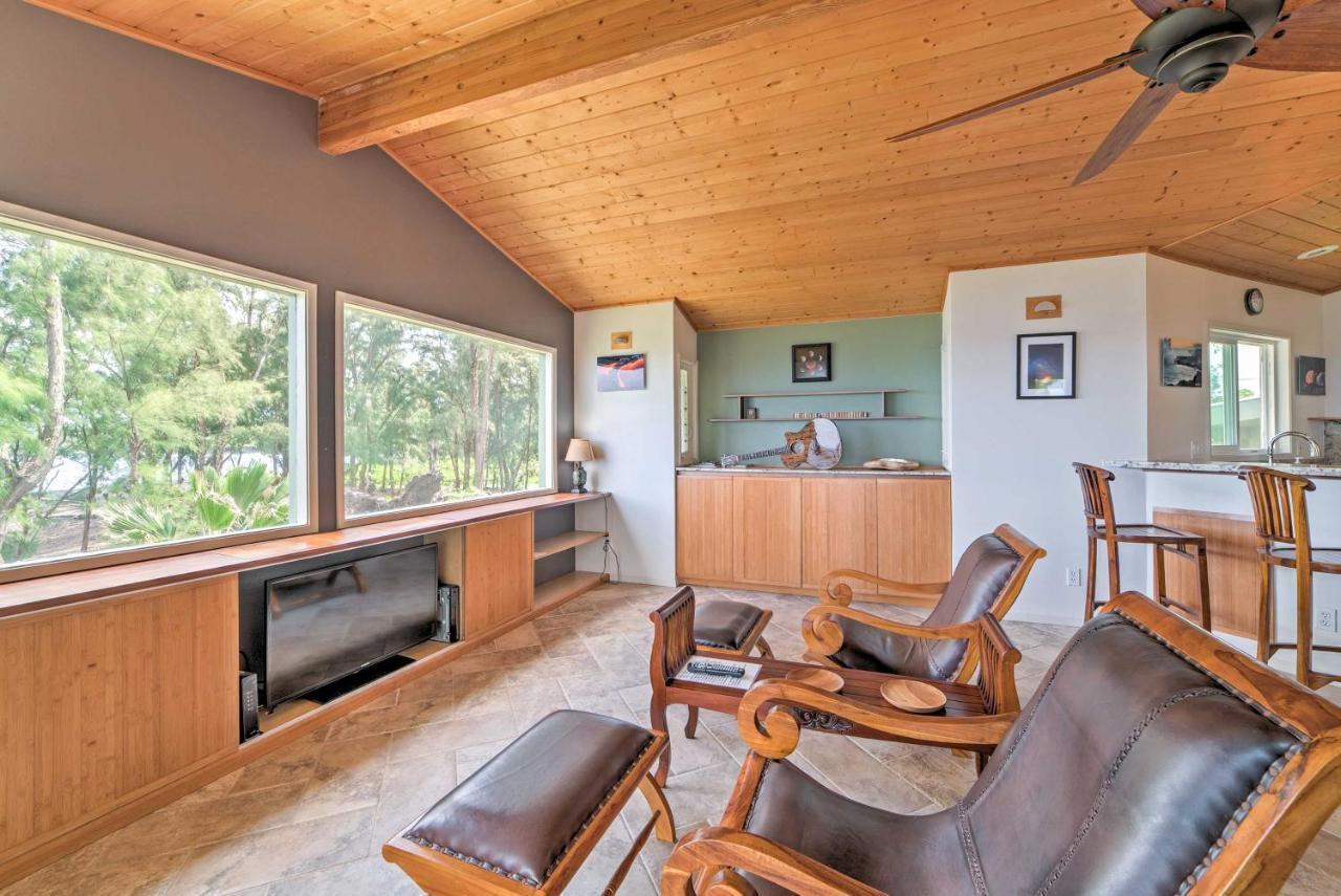 Direct Oceanfront, Big Island Home Keaau Eksteriør billede