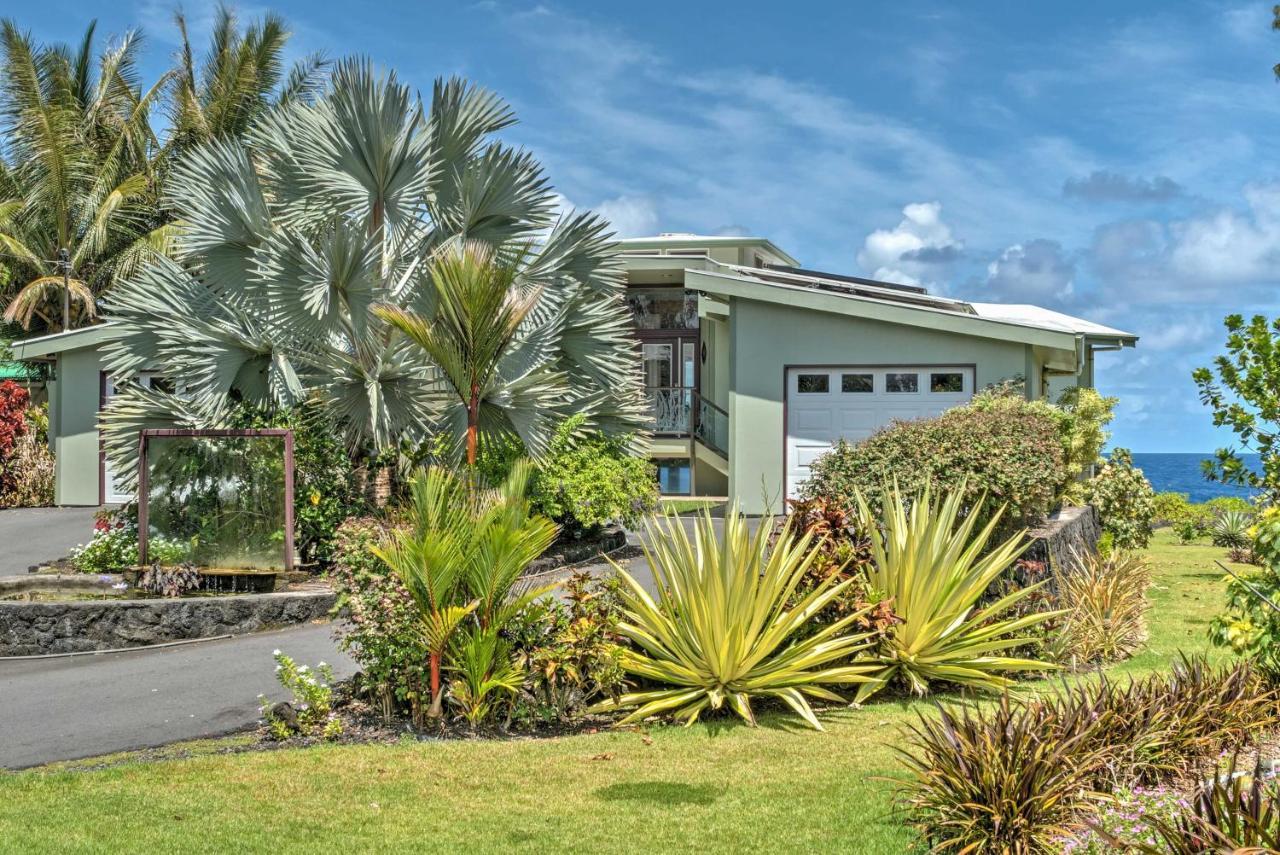 Direct Oceanfront, Big Island Home Keaau Eksteriør billede